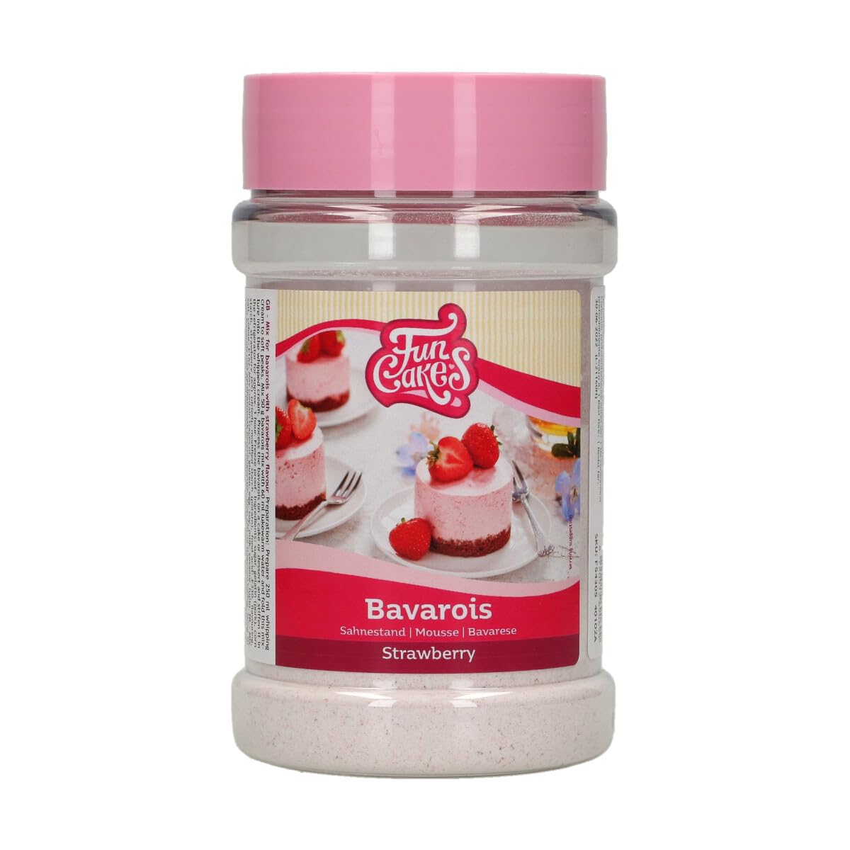 funcakes-mix-f-r-bavarois-strawberry-150-g image 1