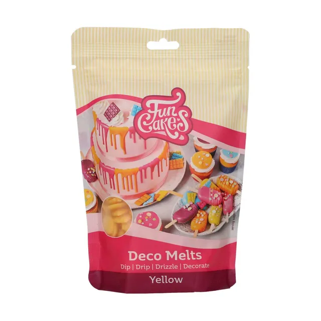 funcakes-deco-melts-gelb-250-g image 1