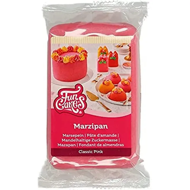 funcakes-marzipan-classic-pink-250-g image 1