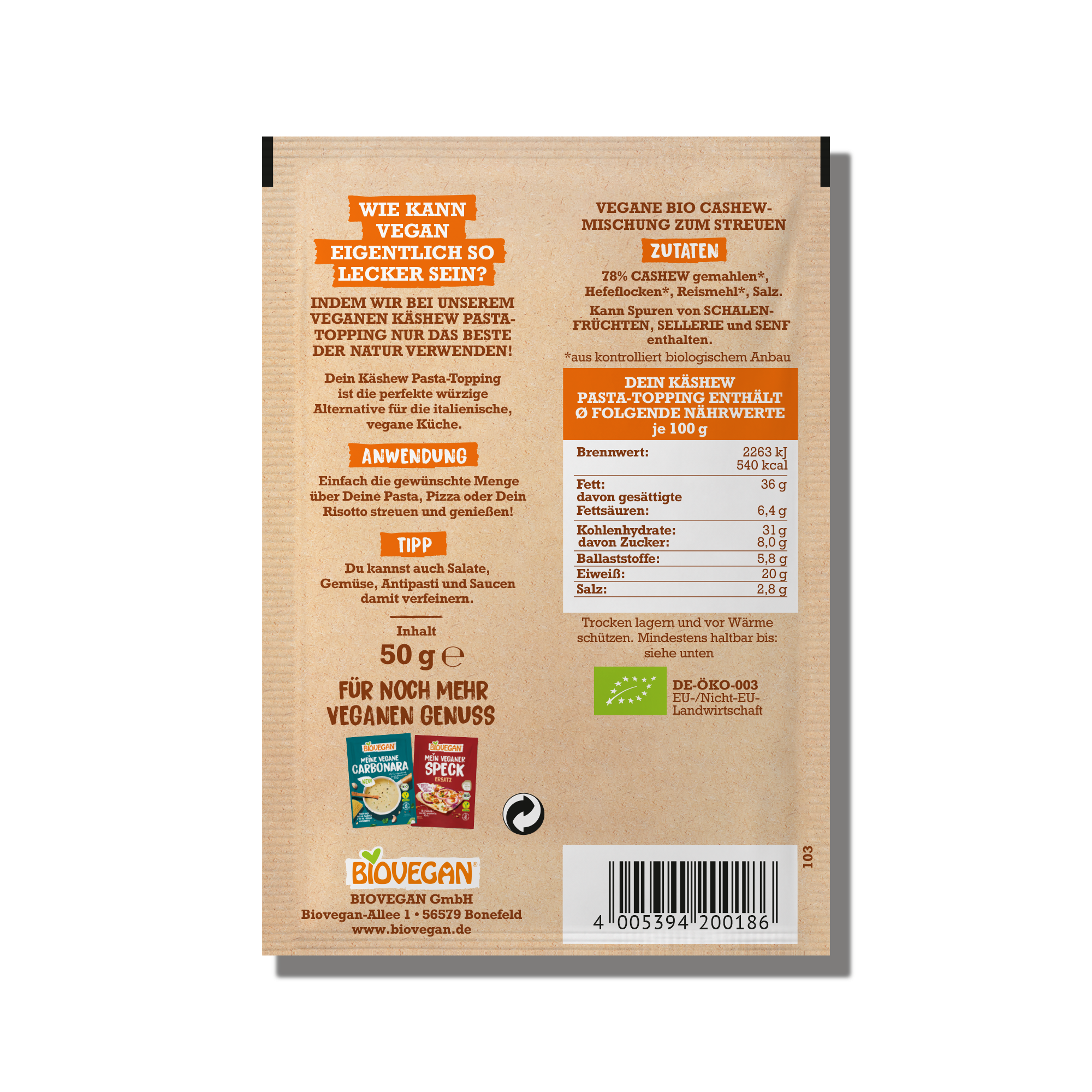 biovegan-k-shew-pasta-topping-klassik-vegane-parmesan-alternative image 2