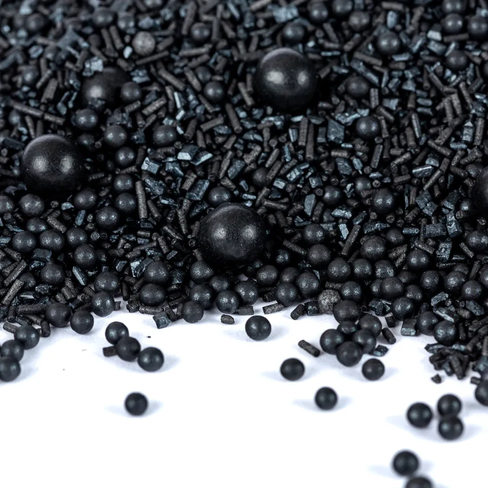 super-streusel-schwarze-super-streusel-streuselmix-schwarz-mit-perlen-glimmerzuc image 1