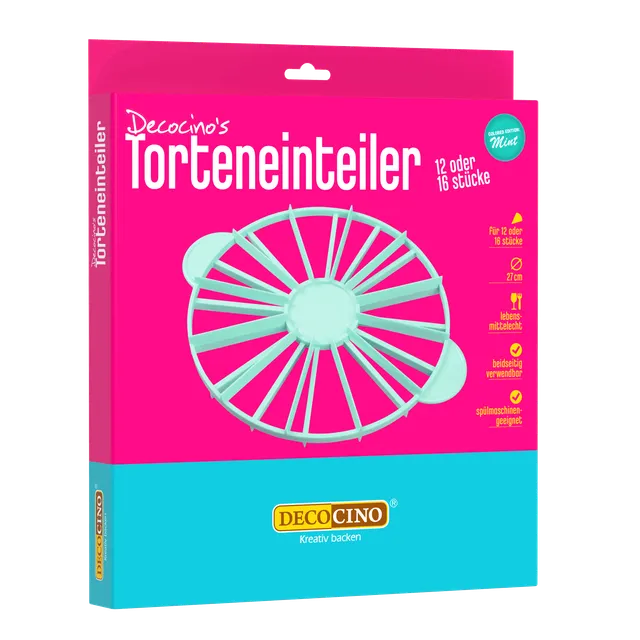 decocino-torteneinteiler-mintgr-n-27-cm-f-r-12-und-16-st-cke image 1