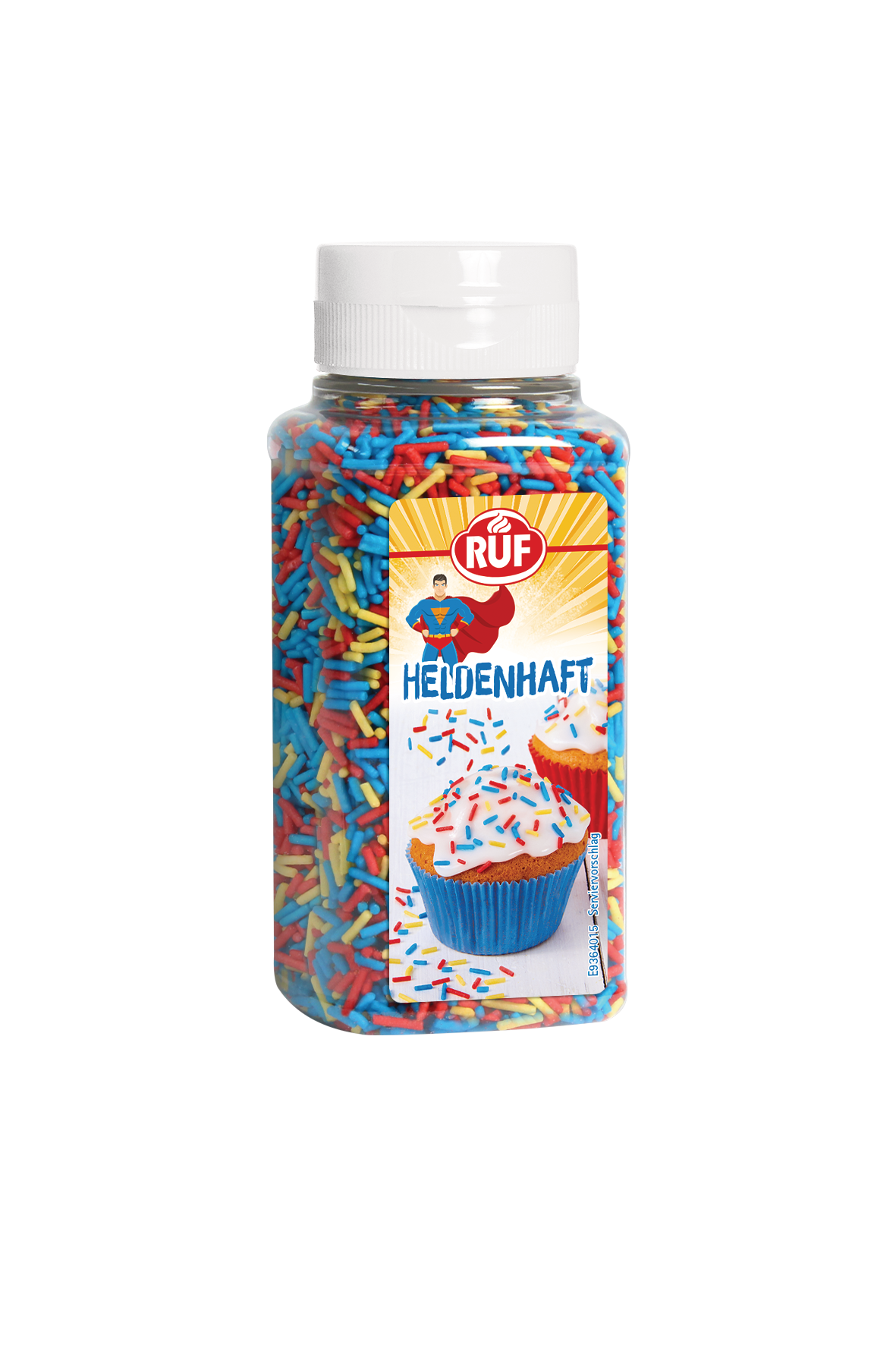 ruf-dekor-heldenhaft-zuckerstreusel-blau-gelb-rot image 1