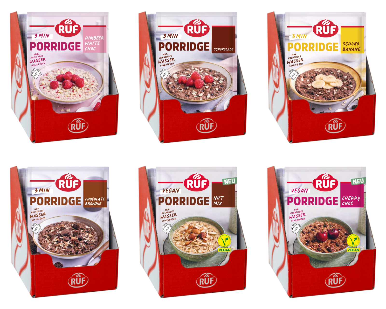 ruf-snack-box-refill-set-schoko-6-trays-porridge-nachf-llpack image 1