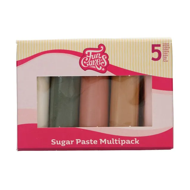 funcakes-fondant-multipack-shimmering-garden-5-x-100-g image 1