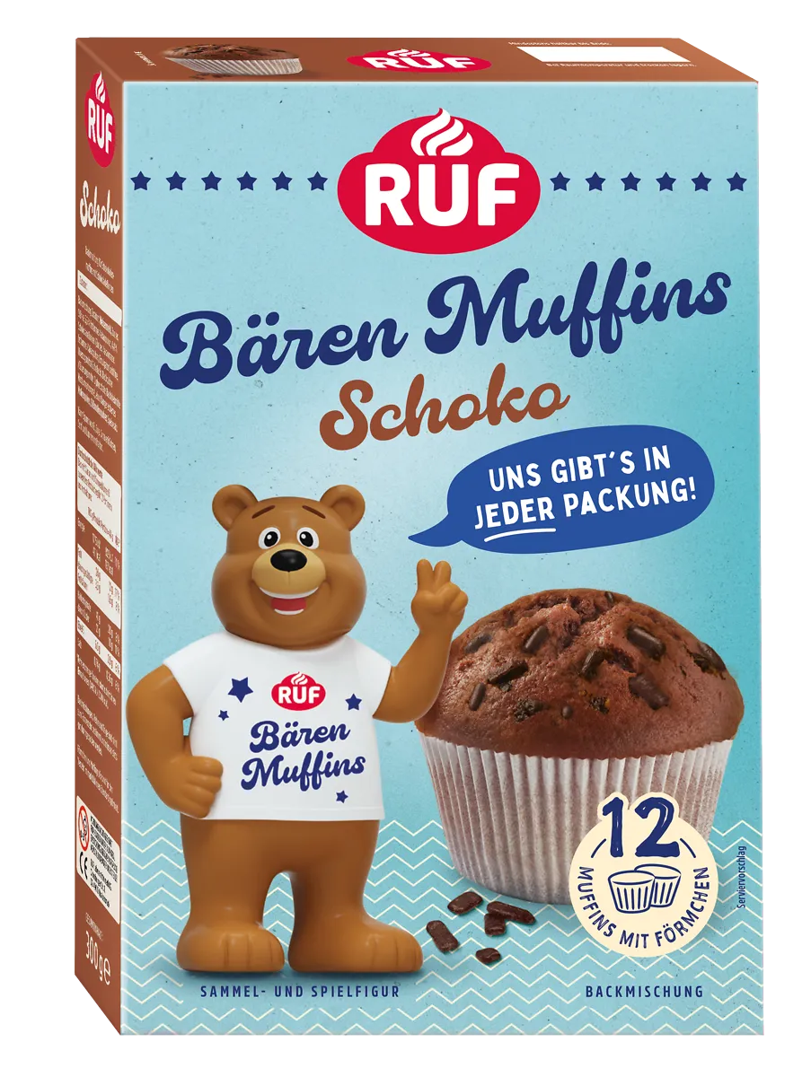 ruf-b-ren-muffins-schoko-backmischung-muffins-mit-f-rmchen-figur image 1