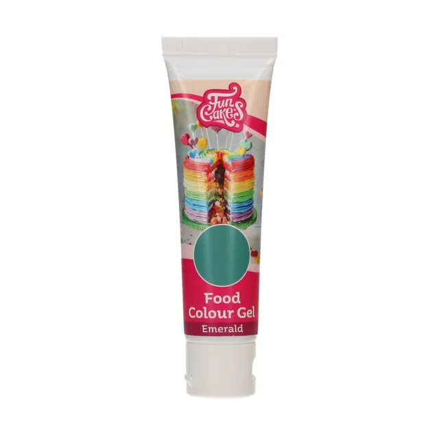 funcakes-food-colour-gel-smaragd-lebensmittelfarbe-30-g image 1