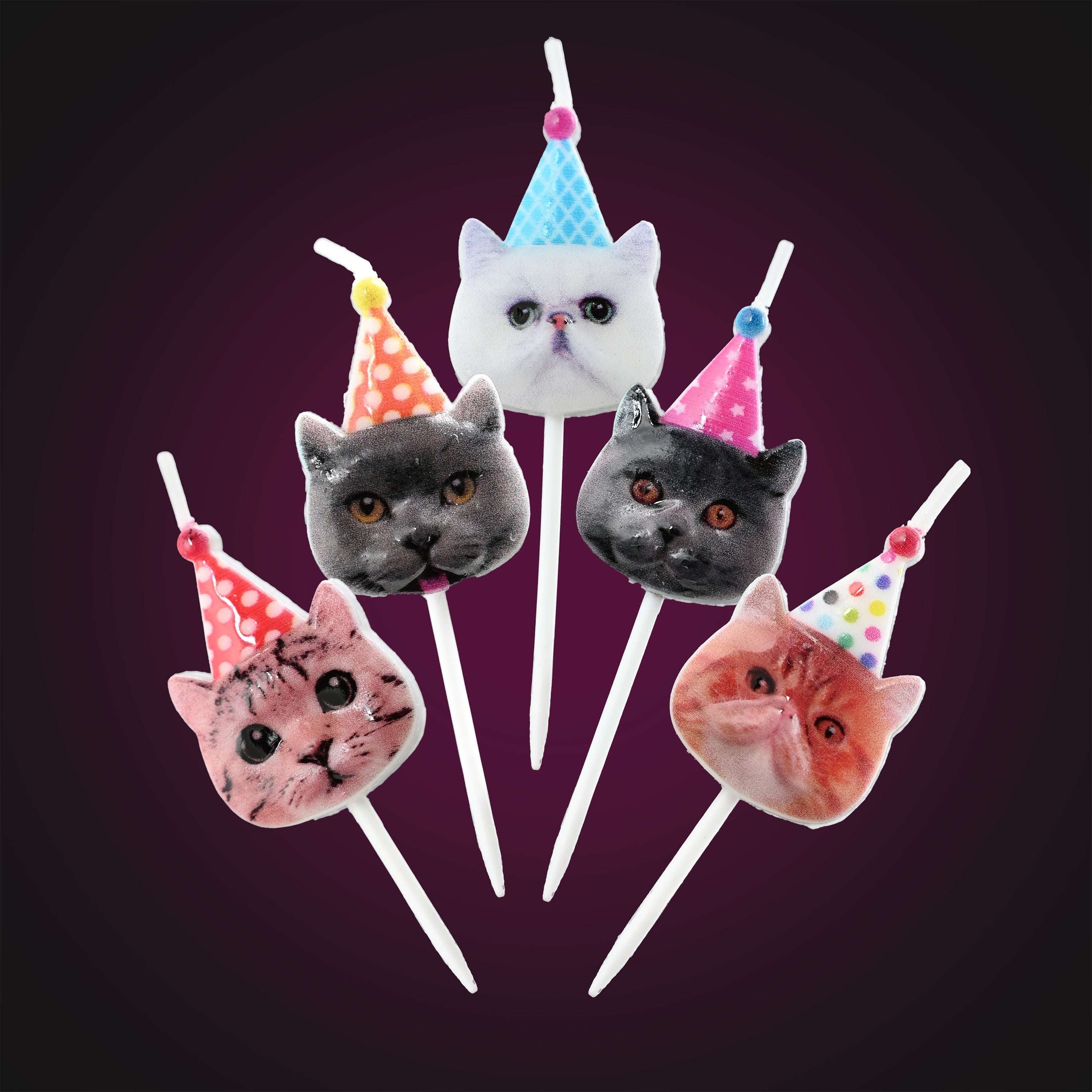 decocino-kerzen-set-partykatzen-5-tlg-by-amira image 2
