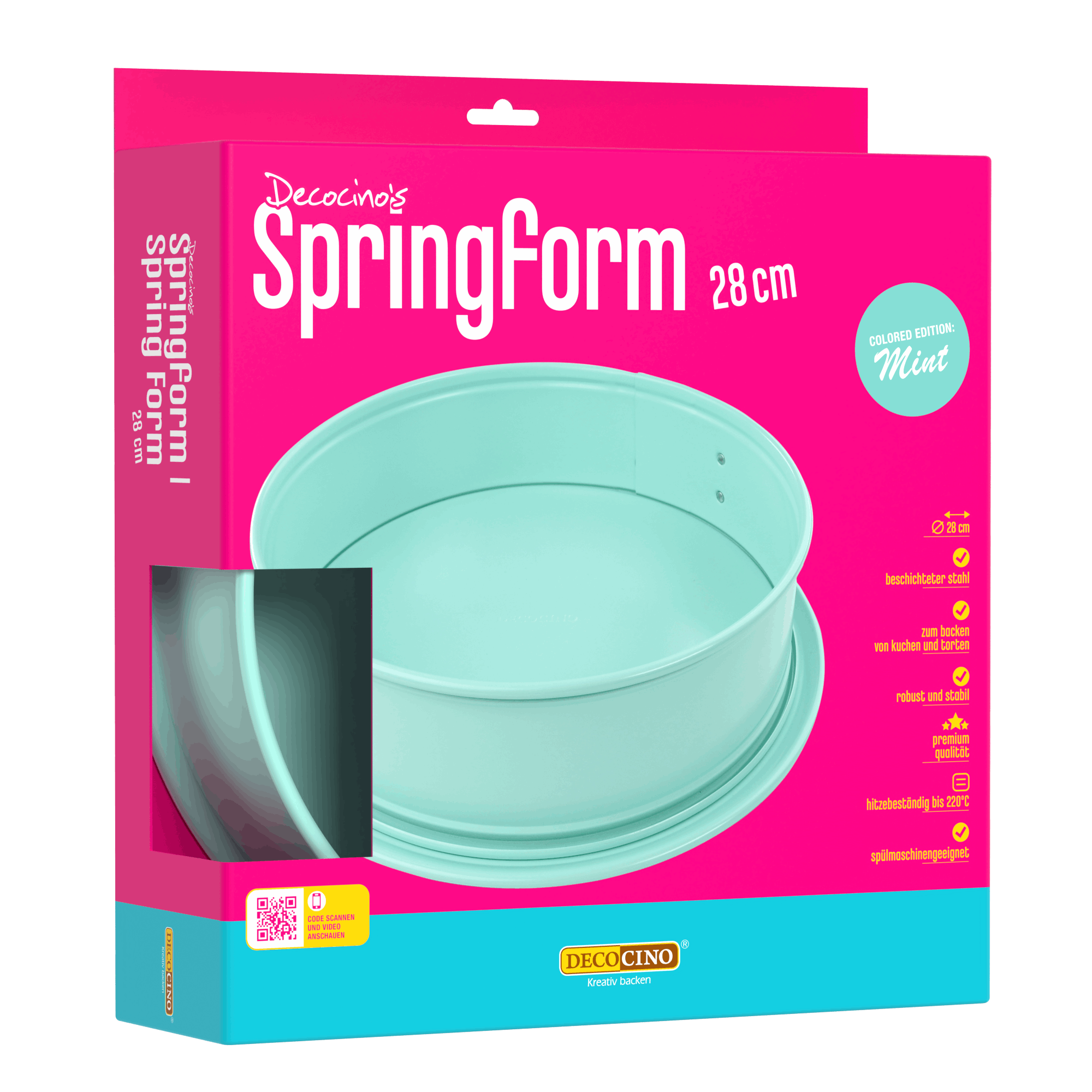 decocino-springform-mint-edition-28cm-mit-edelstahlverschluss image 1