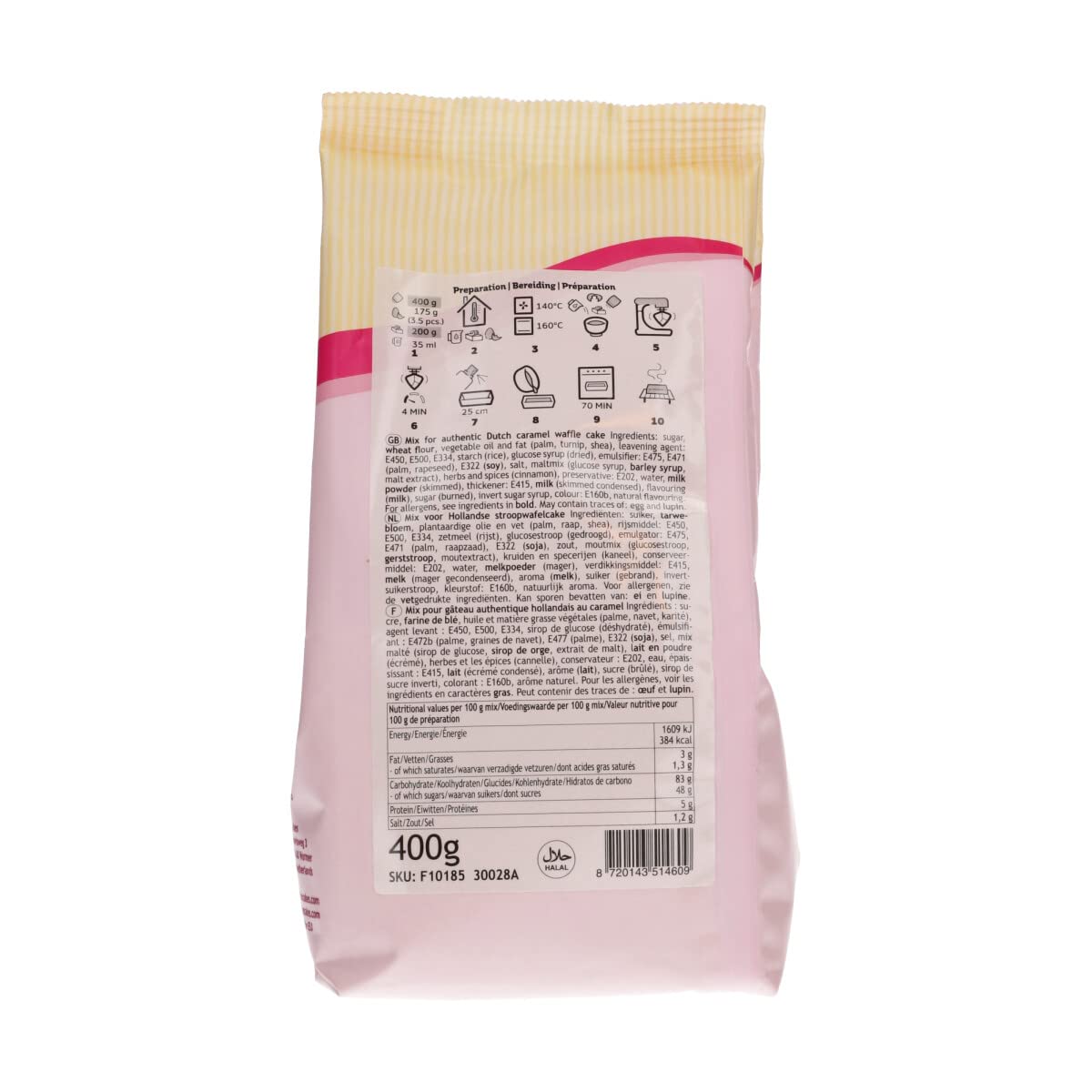 funcakes-mix-f-r-caramel-cake-backmischung-400-g-stroopwafel-geschmack image 2