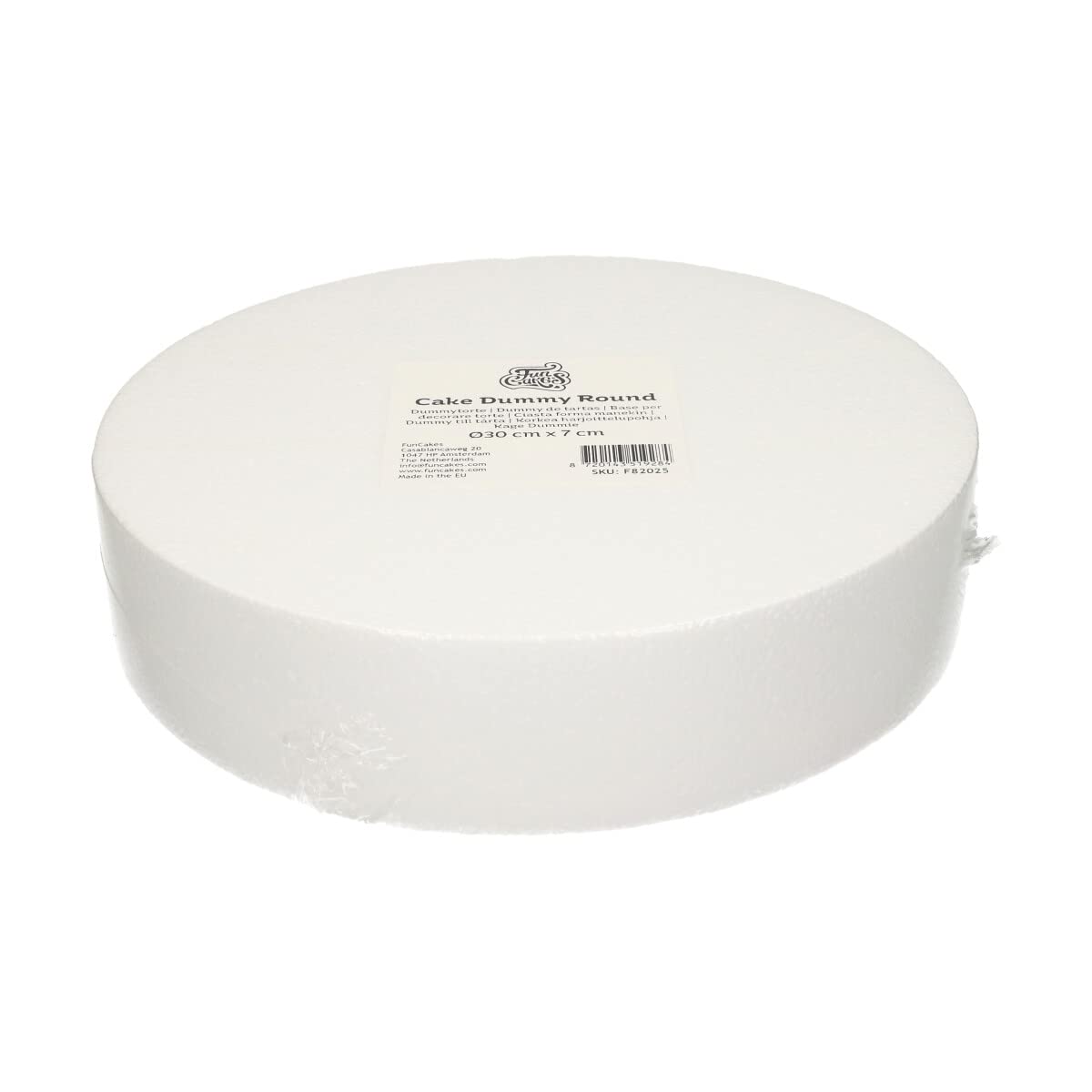 funcakes-cake-dummy-round-styropor-torte-30x7-cm image 1