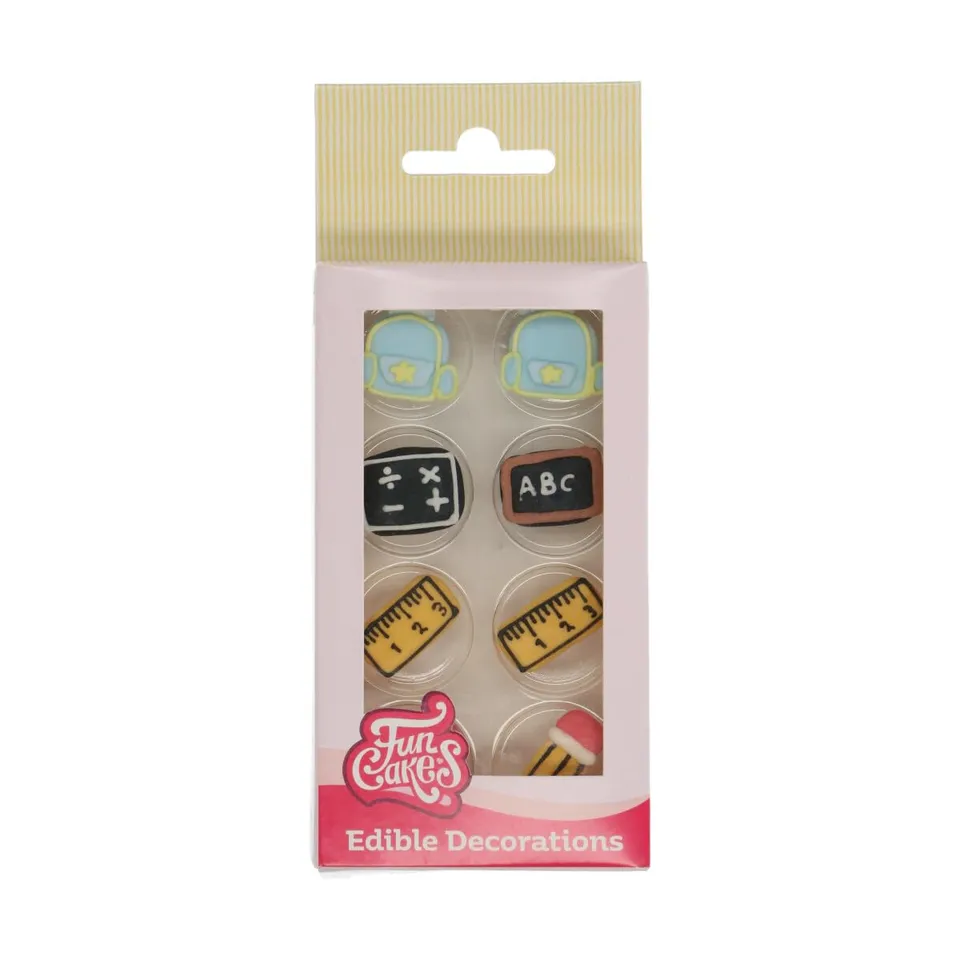 funcakes-sugar-decorations-back-to-school-zuckerfiguren-8-st-ck image 1