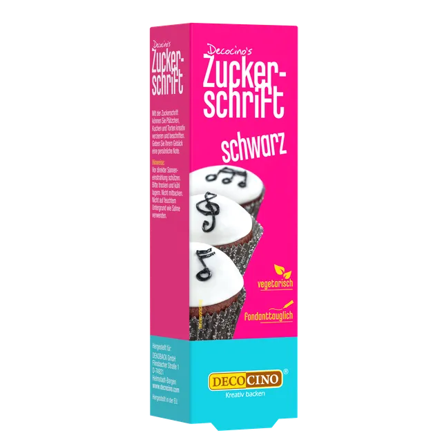 decocino-zuckerschrift-schwarz-18g-dekoriertube image 1
