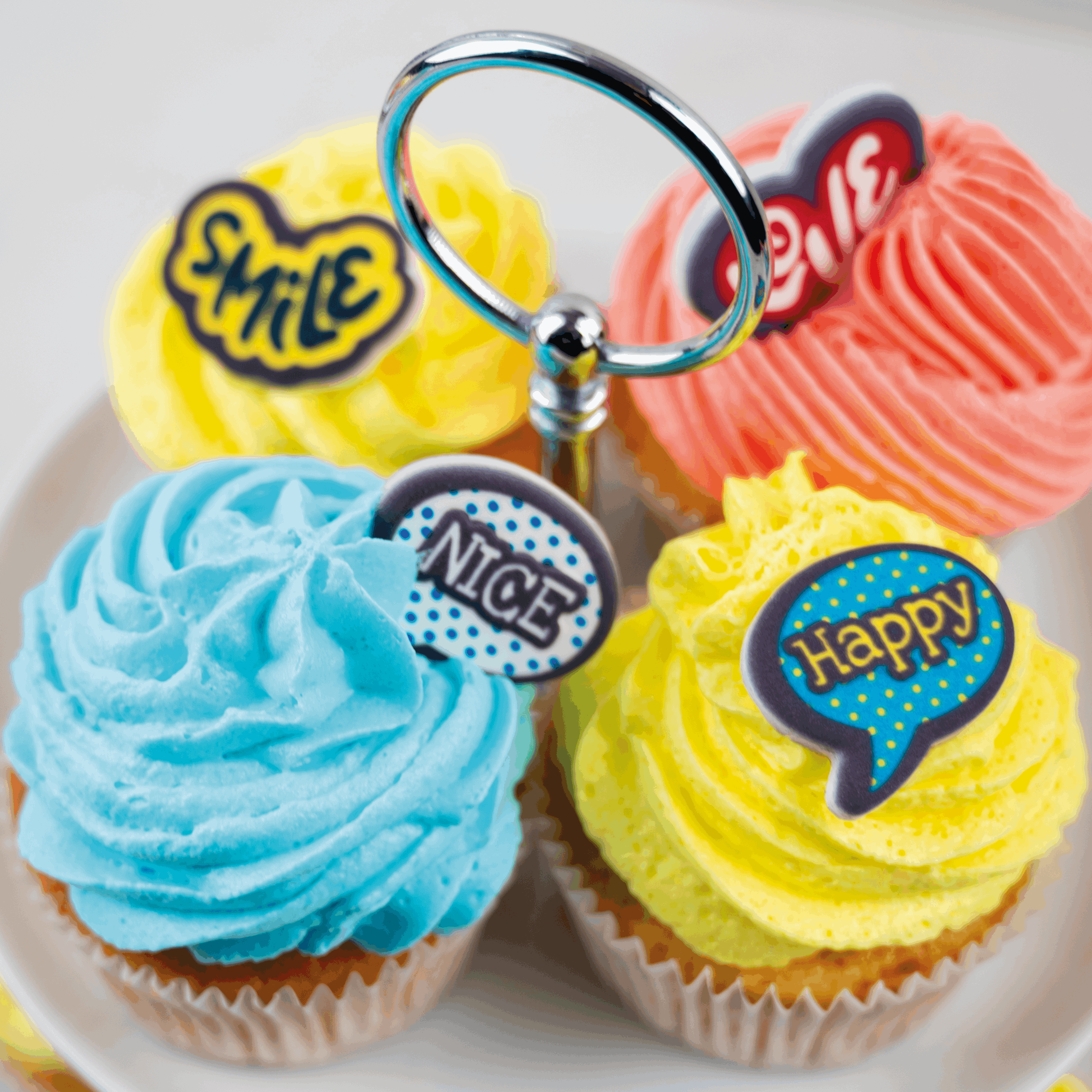 decocino-3d-cake-decor-pop-art-8-st-ck-comic-zuckerdekor-sprechblasen image 2