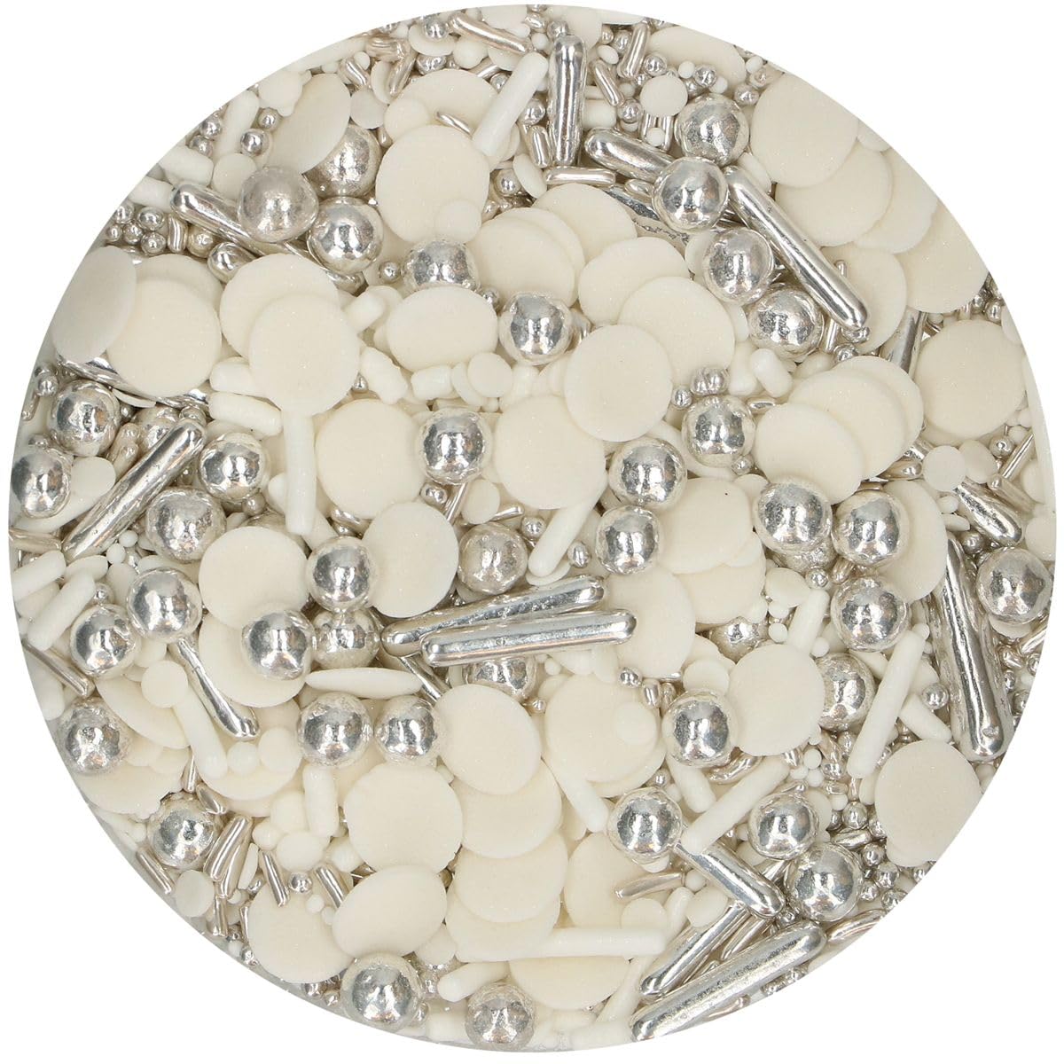 funcakes-sprinkle-medley-silver-chic-zuckerstreusel-180-g image 2