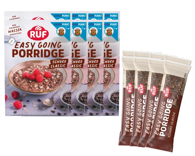 ruf-schoko-porridge-riegel-bundle-16-st-ck-8x-porridge-8x-riegel-schoko-classic image 1