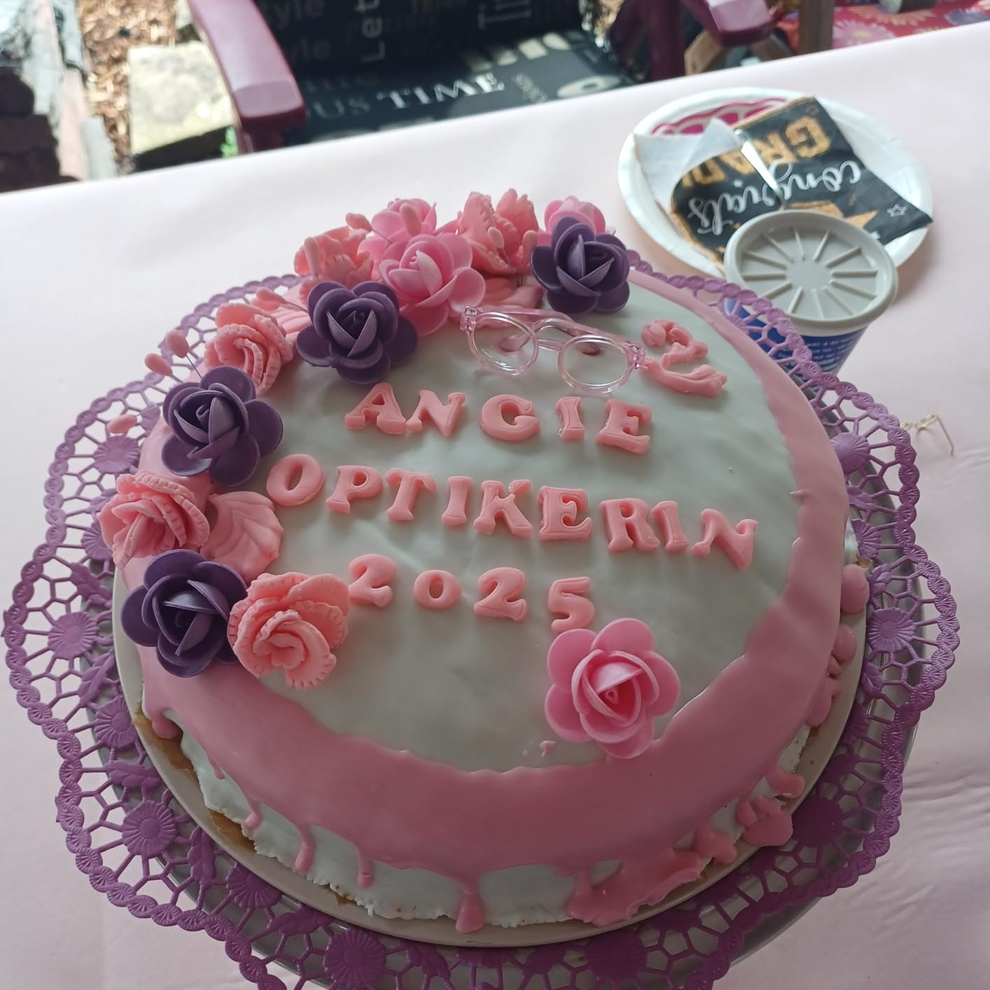 Wunderschönes Rosa, lässt sich top verarbeiten
