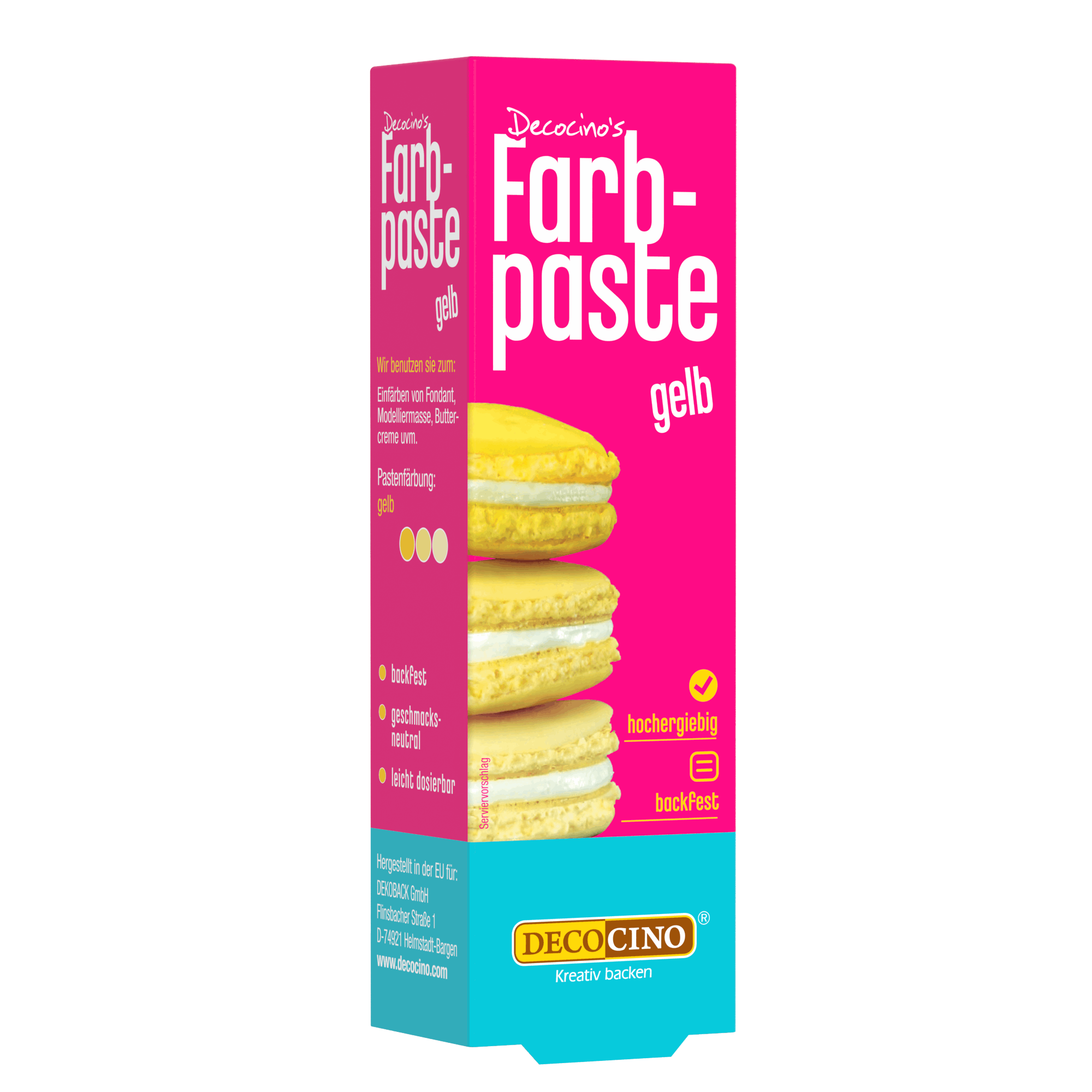 decocino-lebensmittelfarbpaste-gelb-20-g-backfeste-gel-farbe image 1