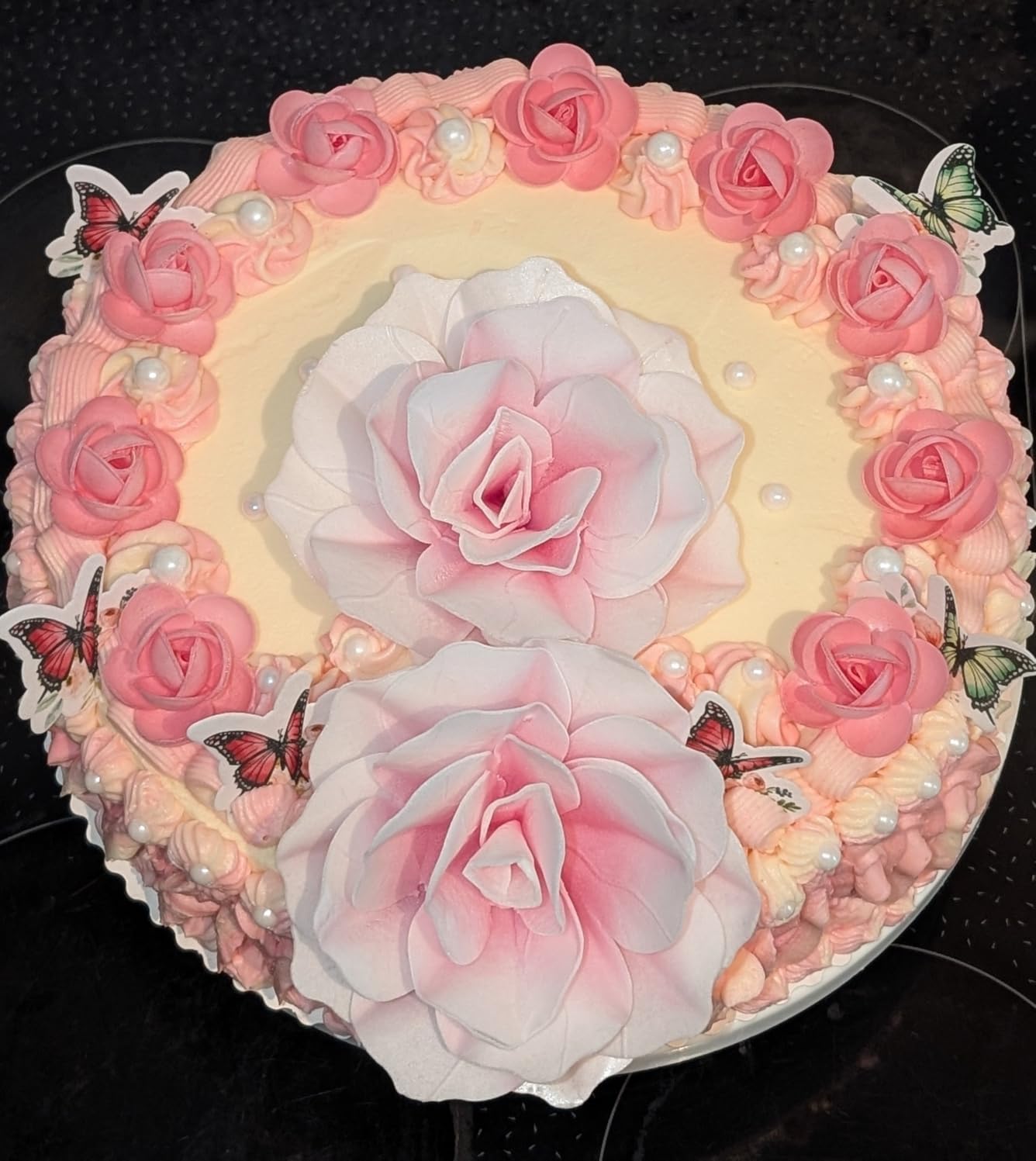 Wunderschöne Riesen-Rose
