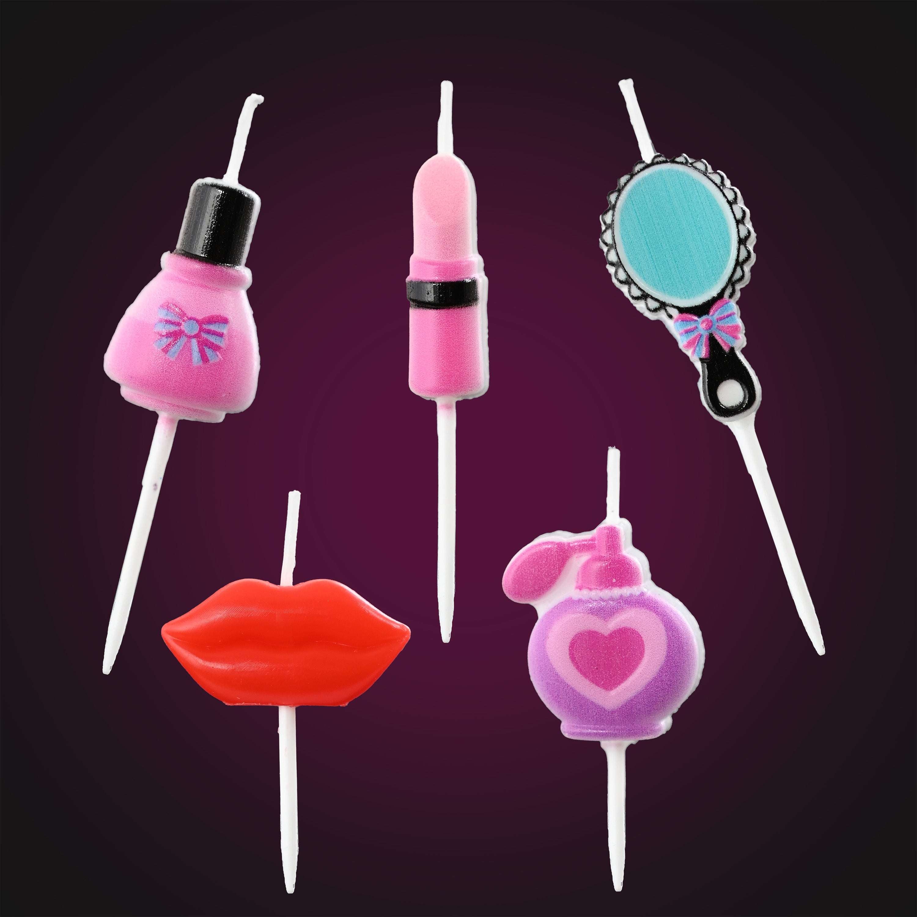 decocino-kerzen-set-ladylike-5-tlg-by-amira-tortendeko-kerzen image 2