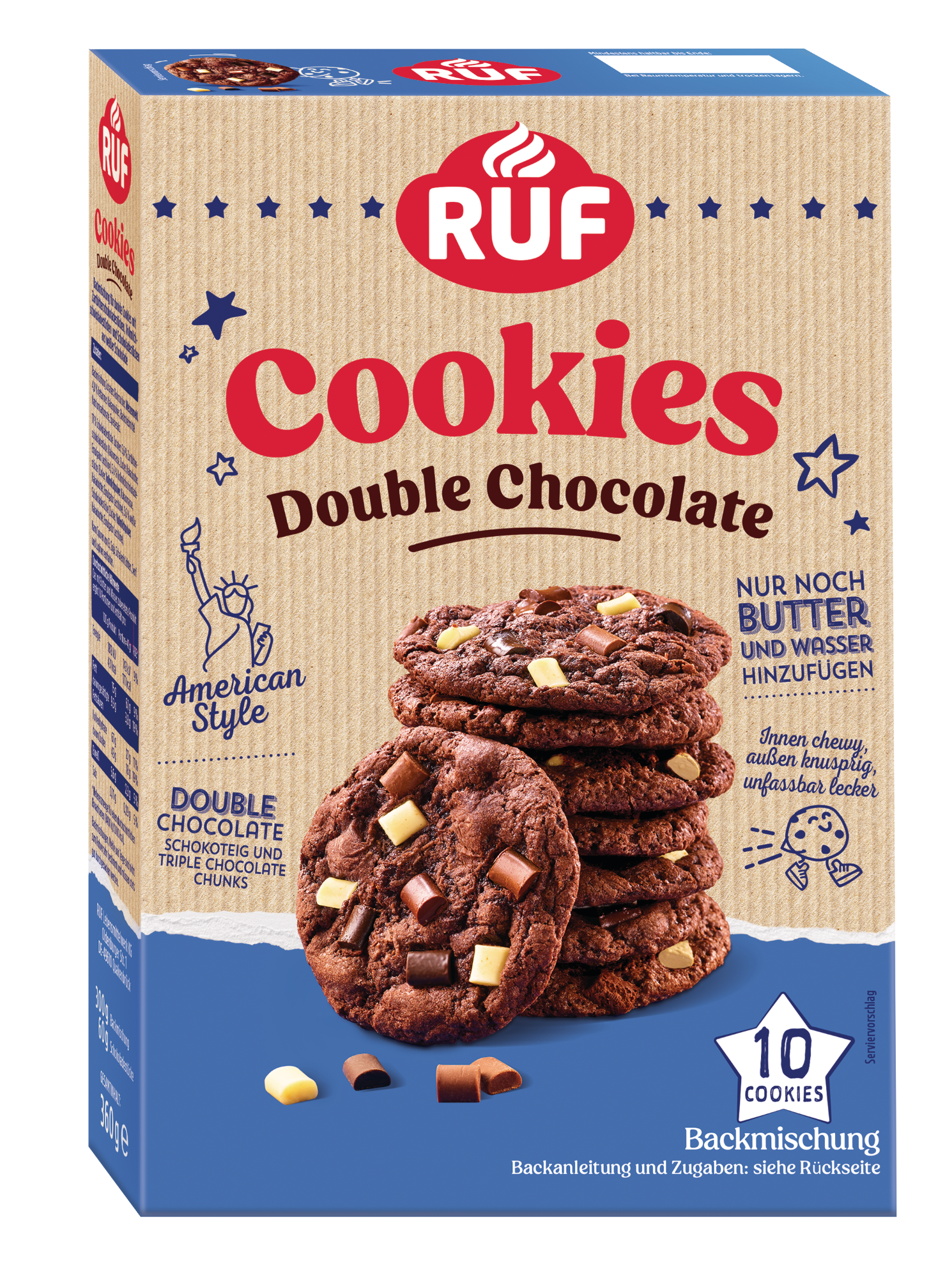 ruf-cookies-double-chocolate-backmischung image 1