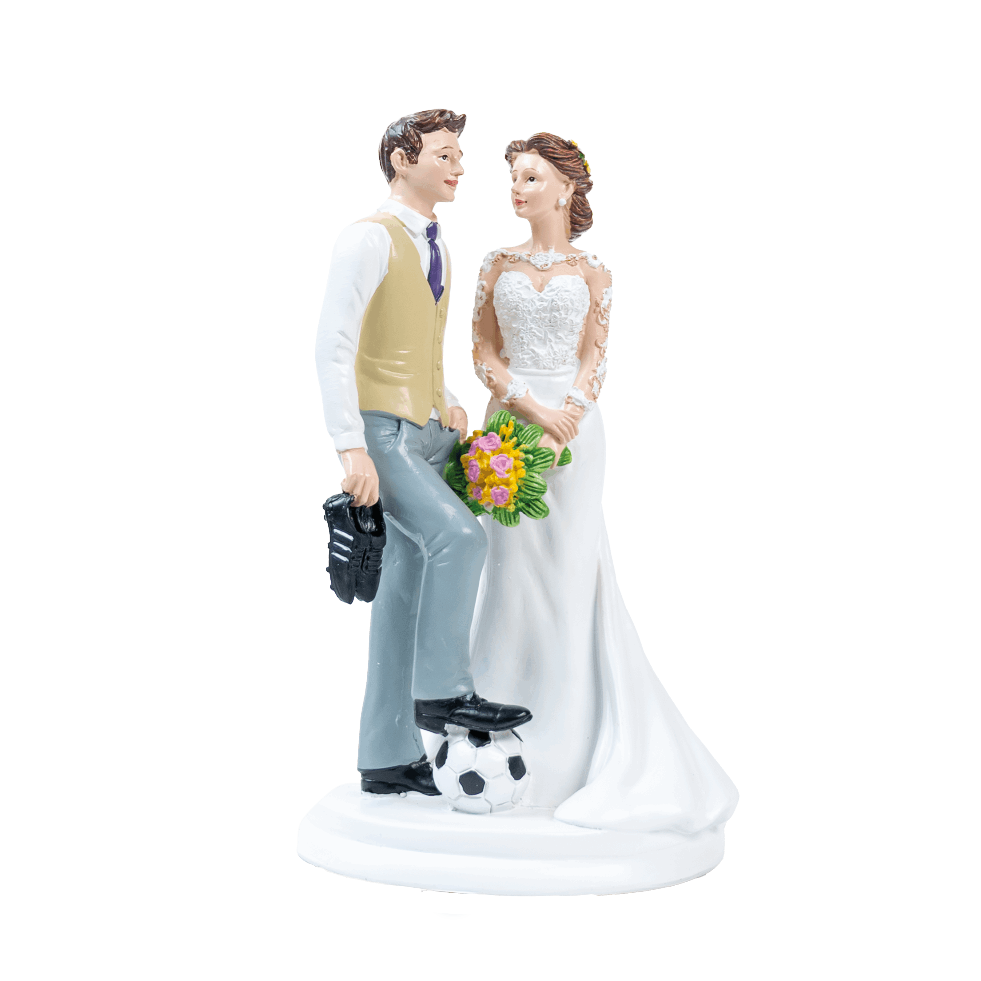 decocino-tortenfigur-brautpaar-gemeinsam-am-ball-20cm image 1