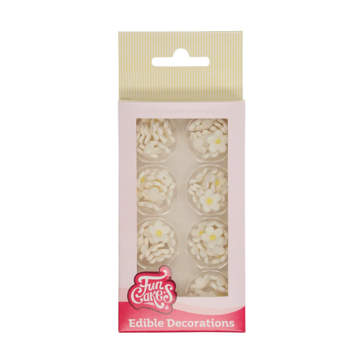 funcakes-sugar-decorations-white-flowers-wei-e-blumen-zuckerfiguren-64-st-ck image 1