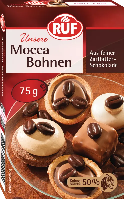 ruf-mocca-bohnen-schoko-dekor-mit-kaffeenote-zum-verzieren image 1