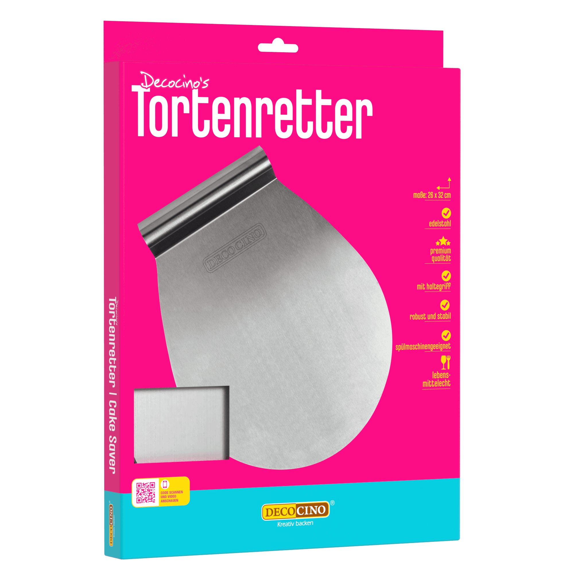 decocino-tortenretter-26-x-32-cm-d-nner-tortenheber-mit-haltegriff image 1