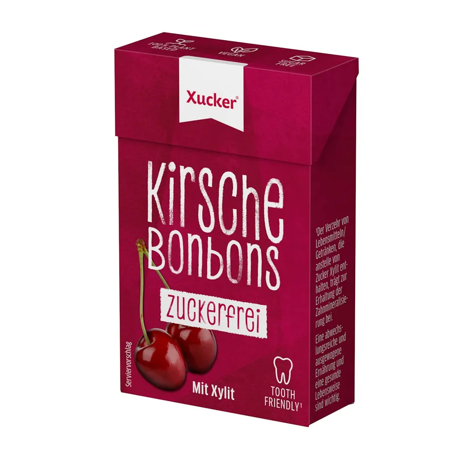xucker-xylit-bonbons-kirsche-50-g-zuckerfrei image 1