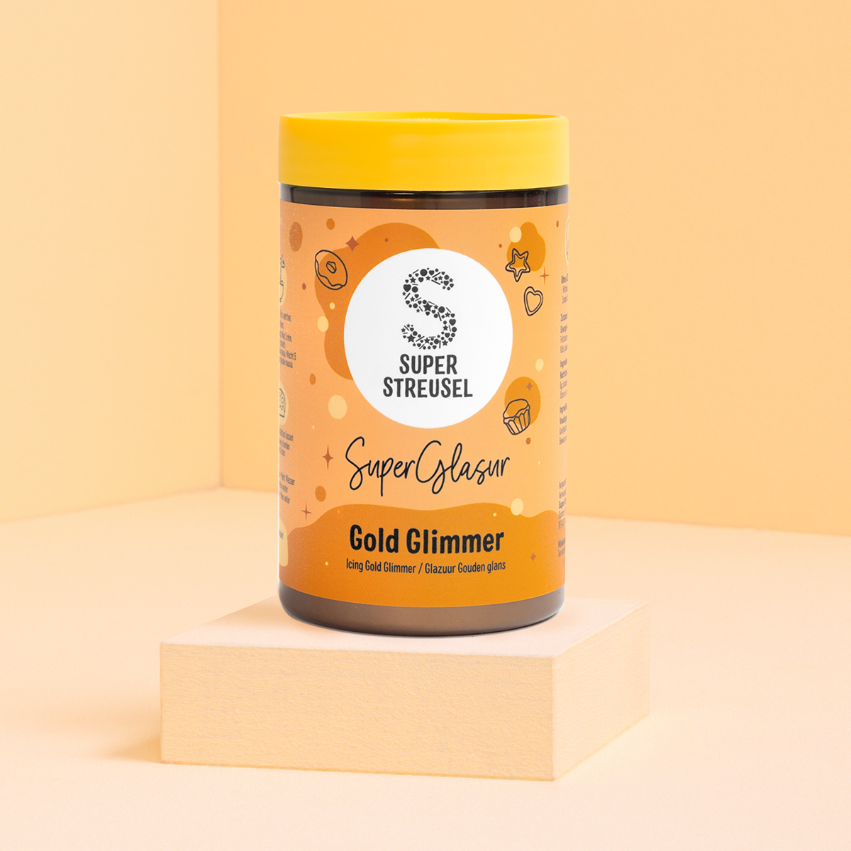super-streusel-superglasur-gold-glimmer-zuckerglasur-pulver image 1