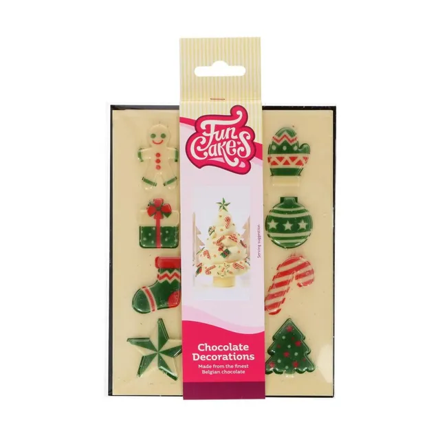 funcakes-chocolate-decorations-christmas-figures-schokofiguren-12-st-ck image 1