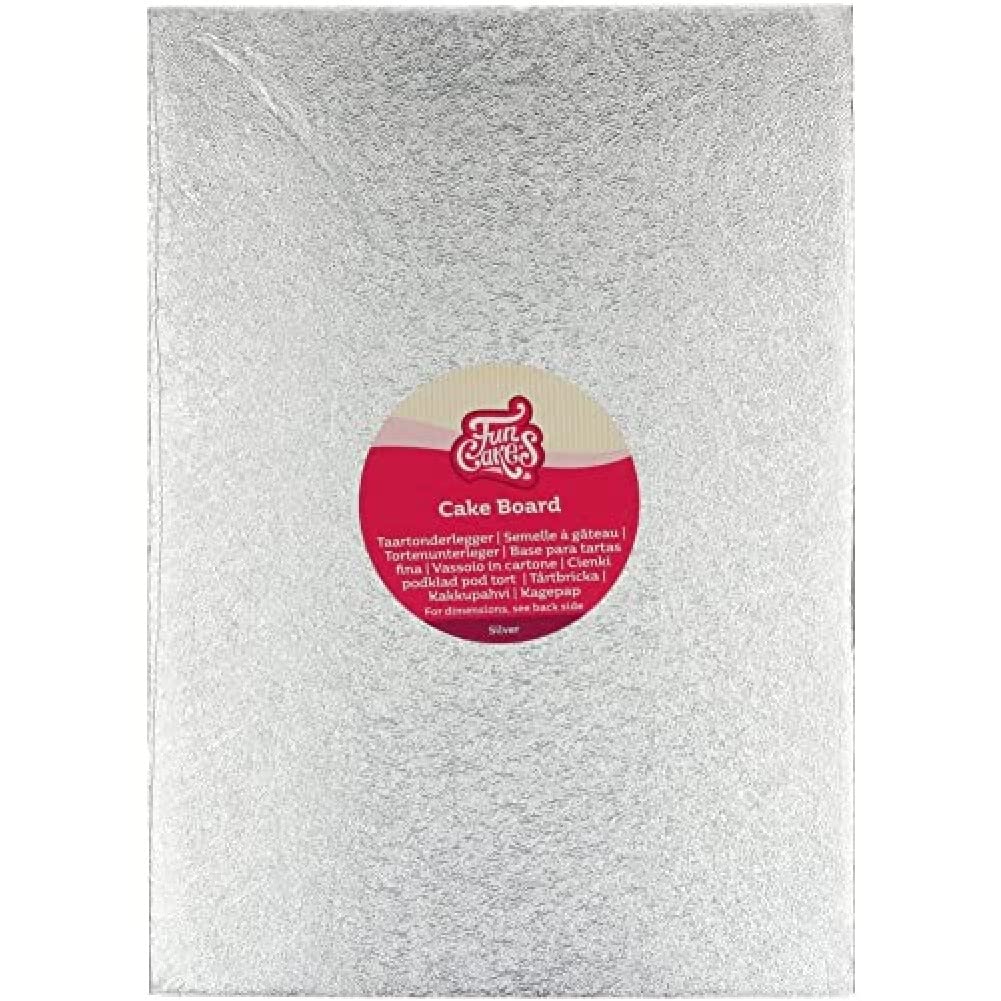 funcakes-cake-board-oblong-tortenunterlage-silber-40-6-x-30-5-cm-1-st-ck image 2