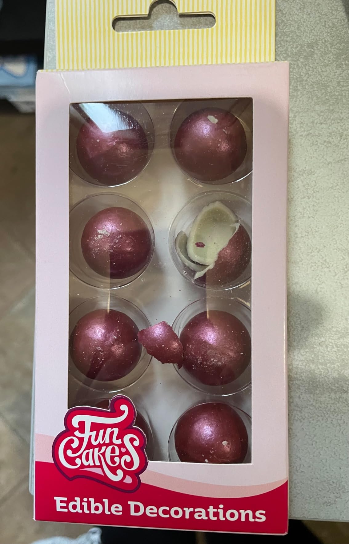 Wunderschöne Ruby-Kugeln