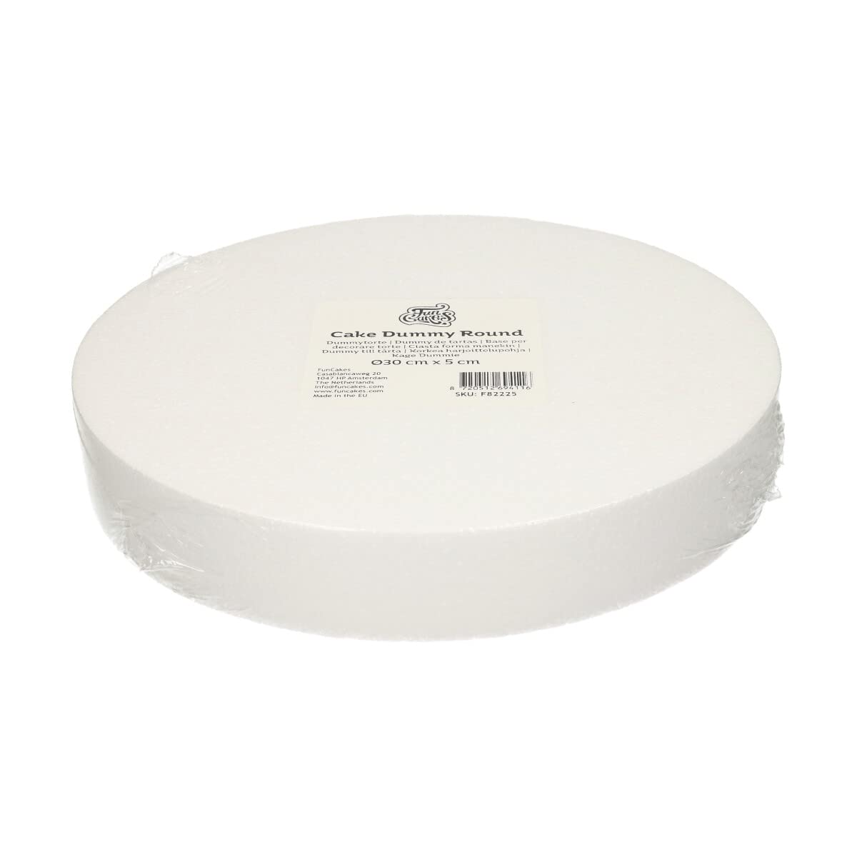 funcakes-cake-dummy-rund-30-cm-x-5-cm-wei image 1
