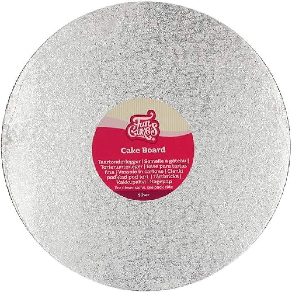 funcakes-cake-board-round-tortenunterlage-silber-22-5-cm-1-st-ck image 5