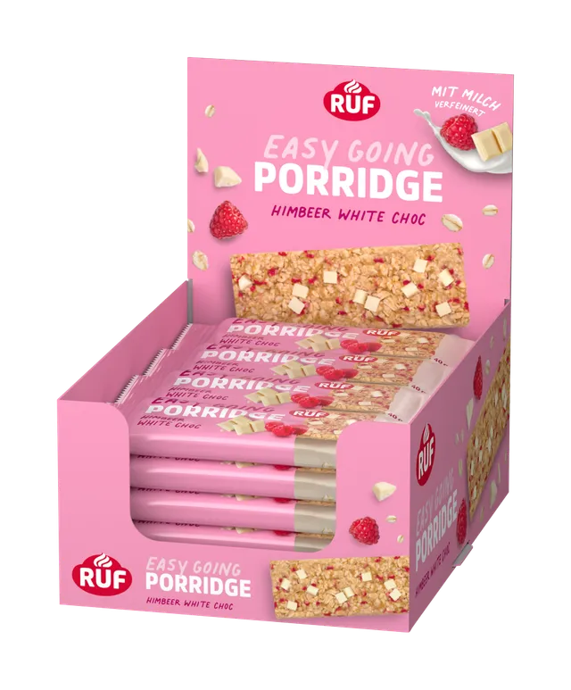 ruf-porridge-riegel-himbeer-white-choc-16er-box image 1