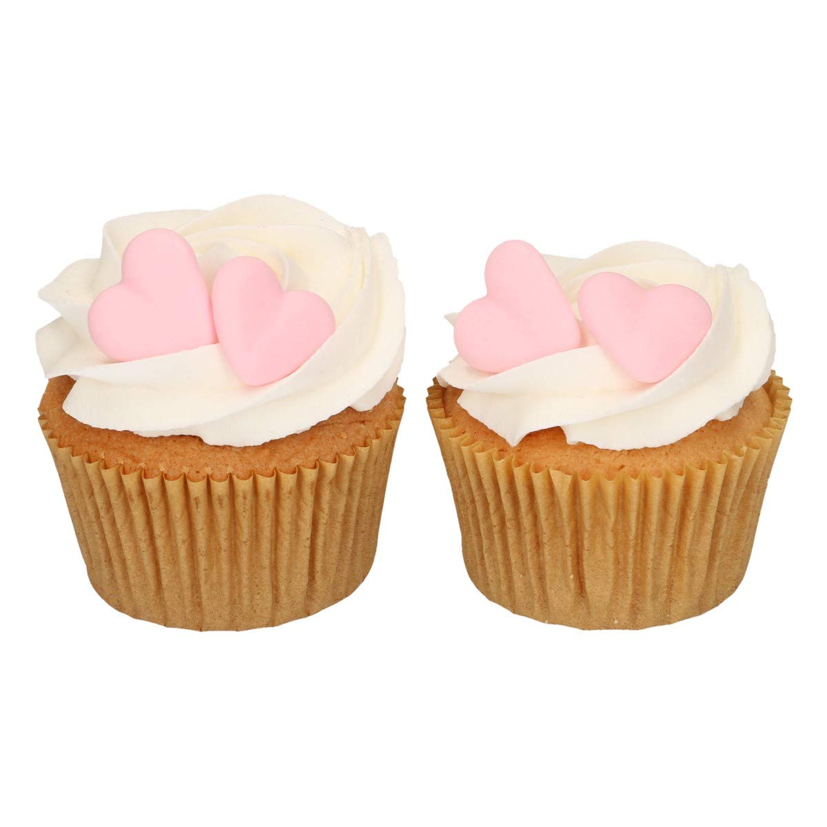 funcakes-sugar-decorations-pink-hearts-zuckerherzen-pink-8-st-ck image 2