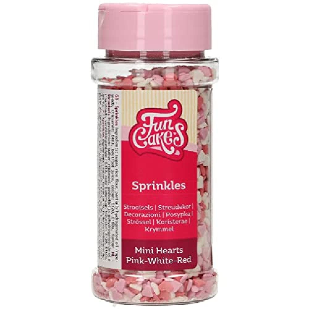 funcakes-sprinkles-zuckerstreusel-hearts-pink-white-450-g image 4