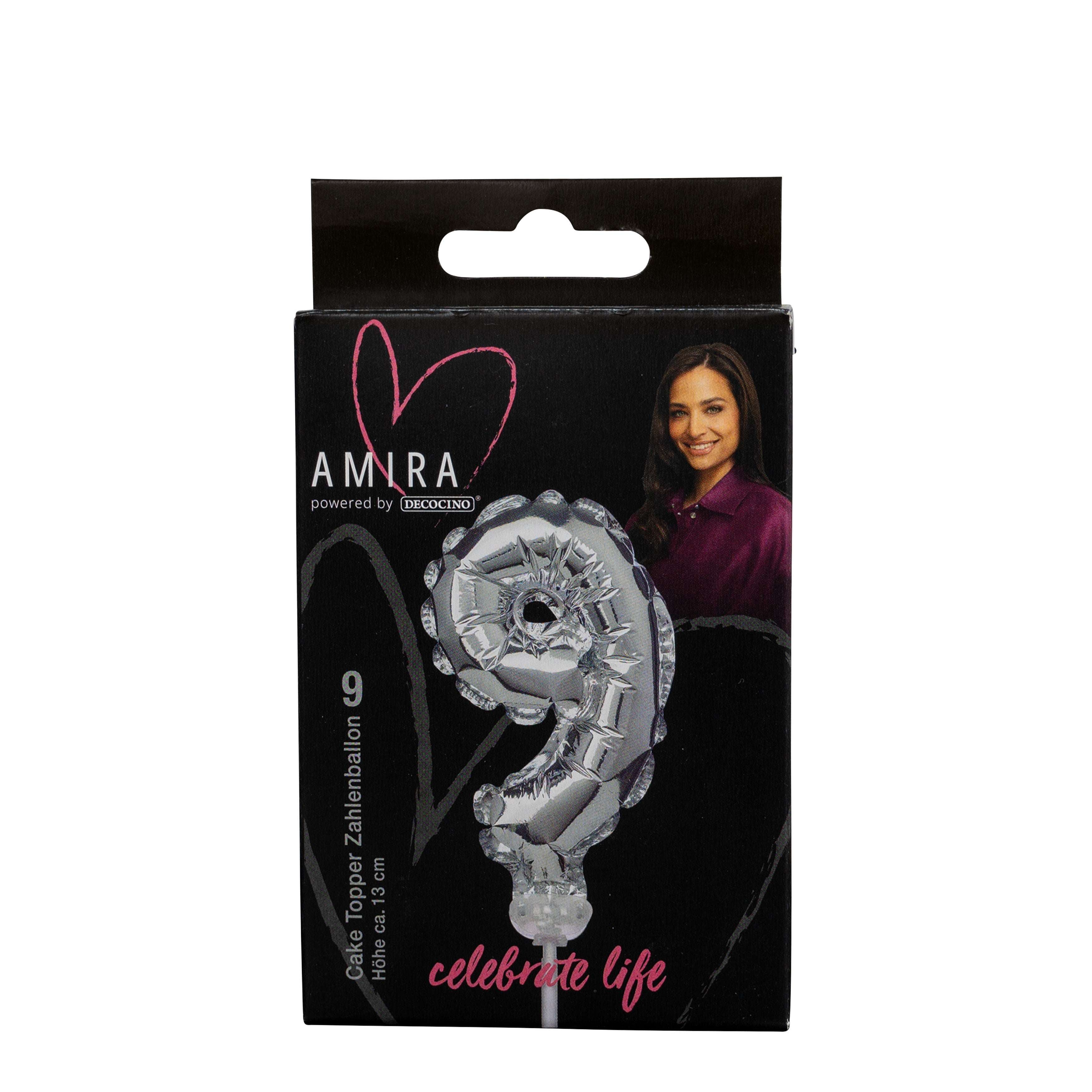 decocino-zahlenballon-9-silber-by-amira-cake-topper-f-r-geburtstag image 1