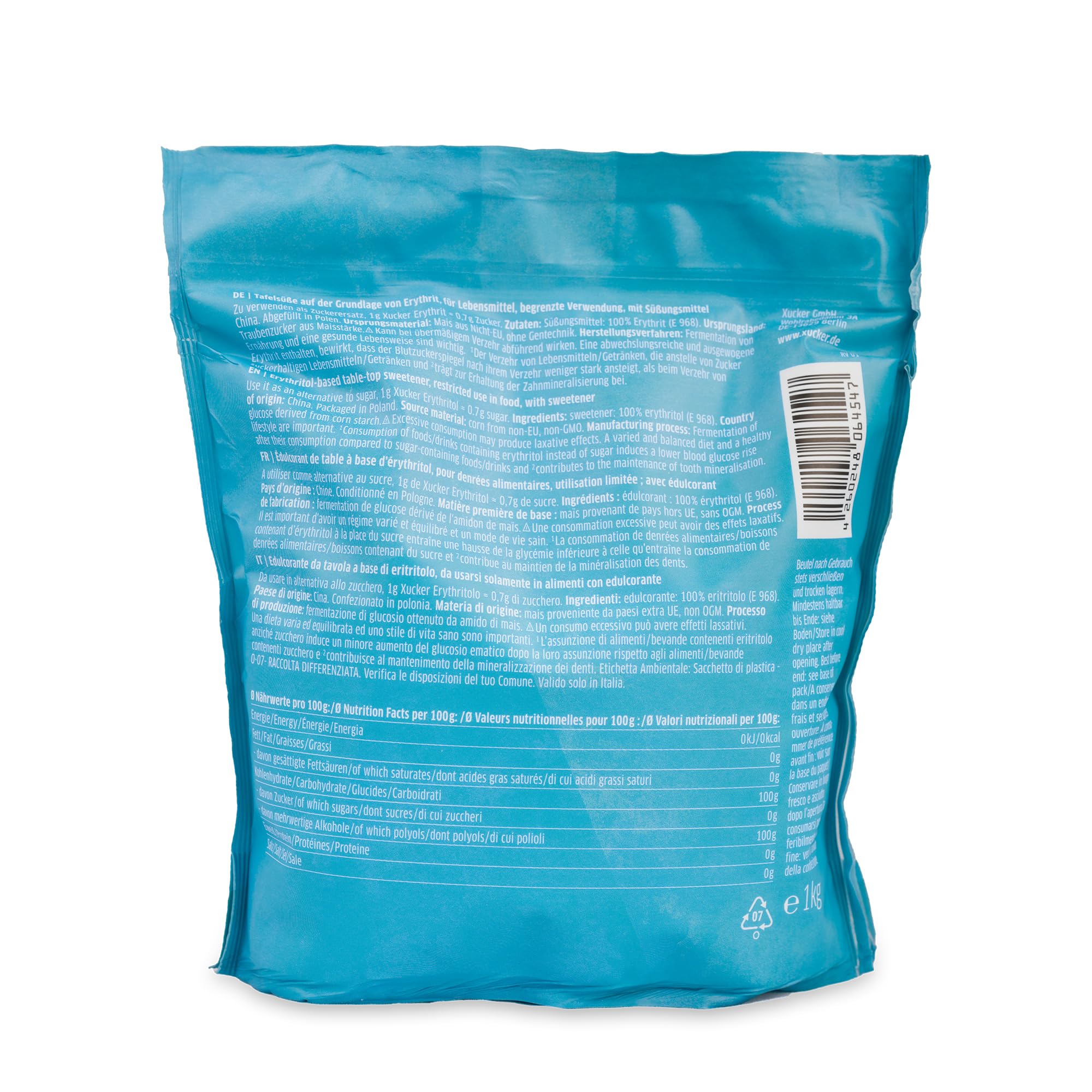 xucker-basic-erythrit-kalorienfreier-zuckerersatz-4-x-1-kg-nachf-llbeutel image 3