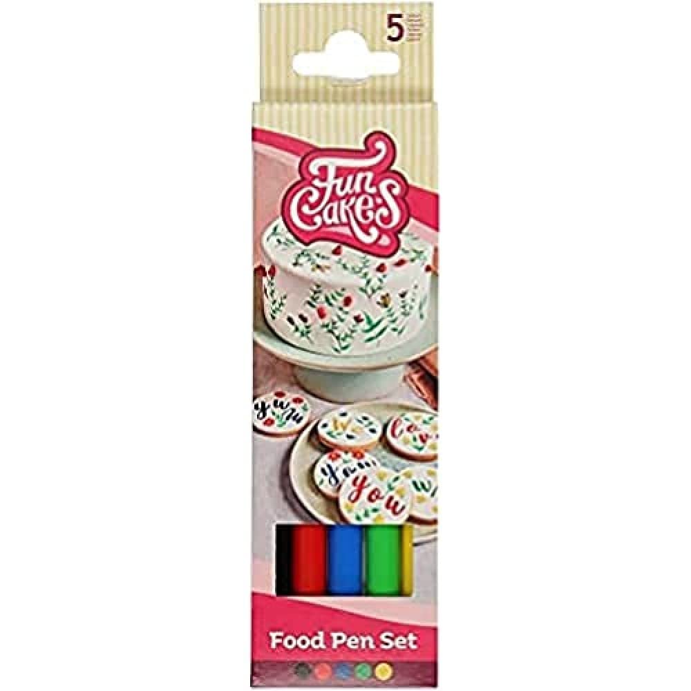 funcakes-food-pen-prim-rfarben-lebensmittelfarbe-stifte-set-5 image 1