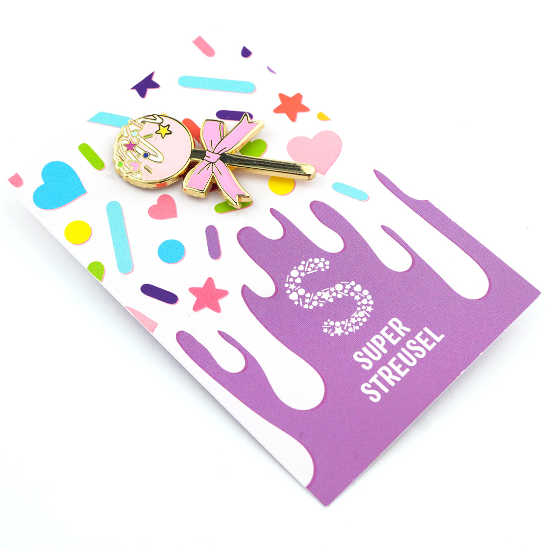 super-streusel-cakepop-pin-emaille-pin-gold image 3