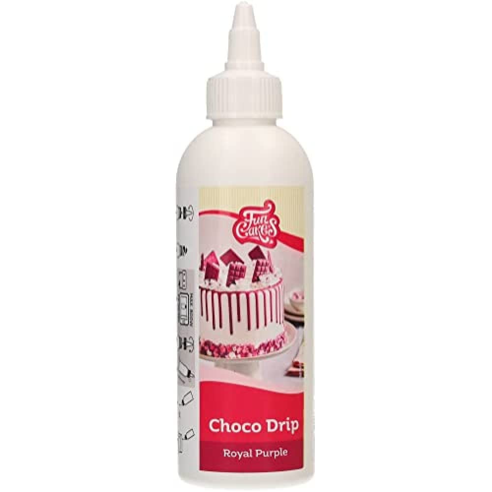 funcakes-cake-drip-zuckerglasur-royal-purple-180-g-squeezy-flasche image 1