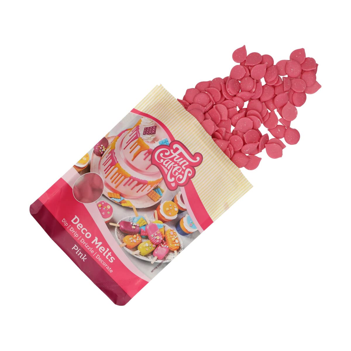 funcakes-deco-melts-rosa-schmelzdrops-250-g image 3
