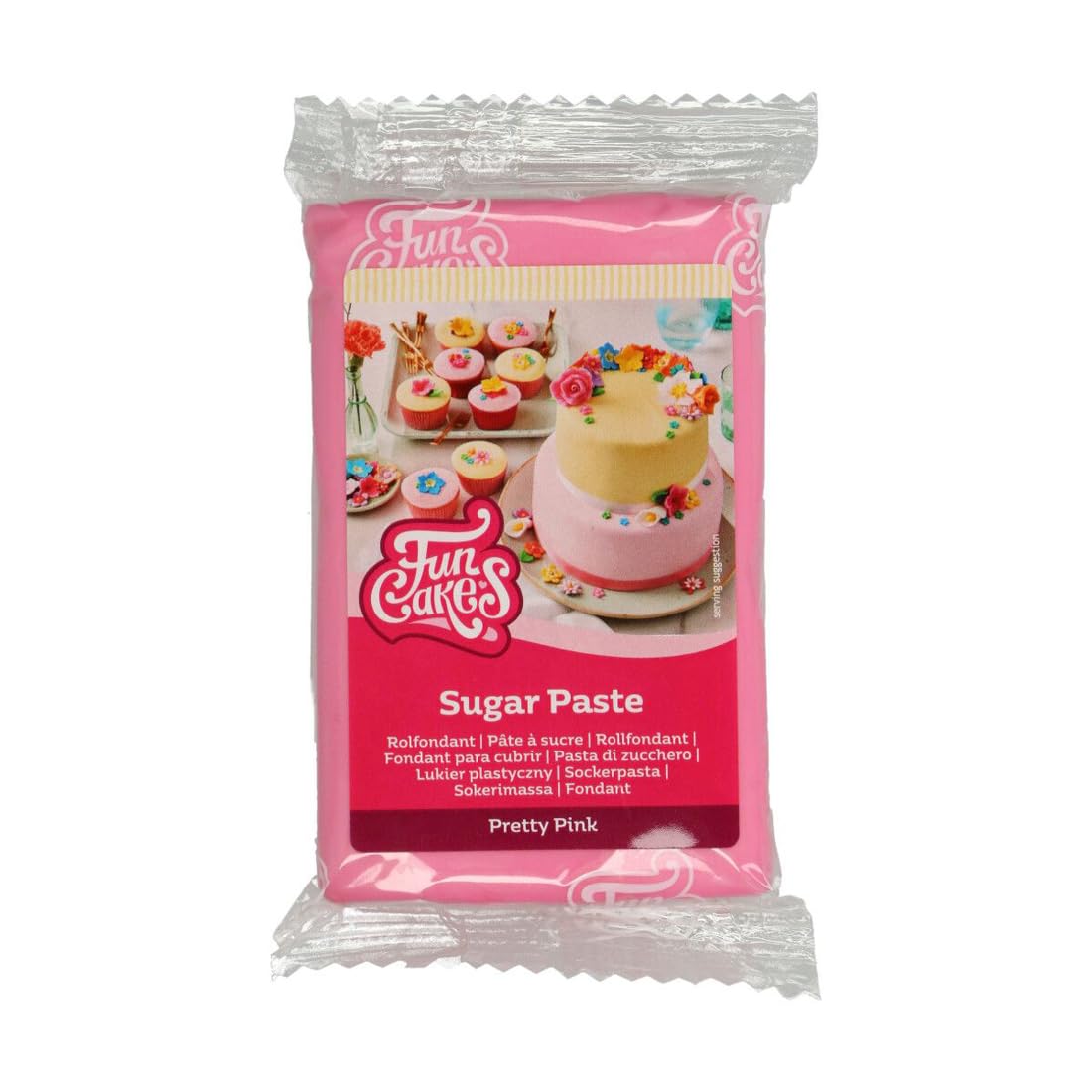 funcakes-rollfondant-pretty-pink-fondant-zum-eindecken-250-g image 1