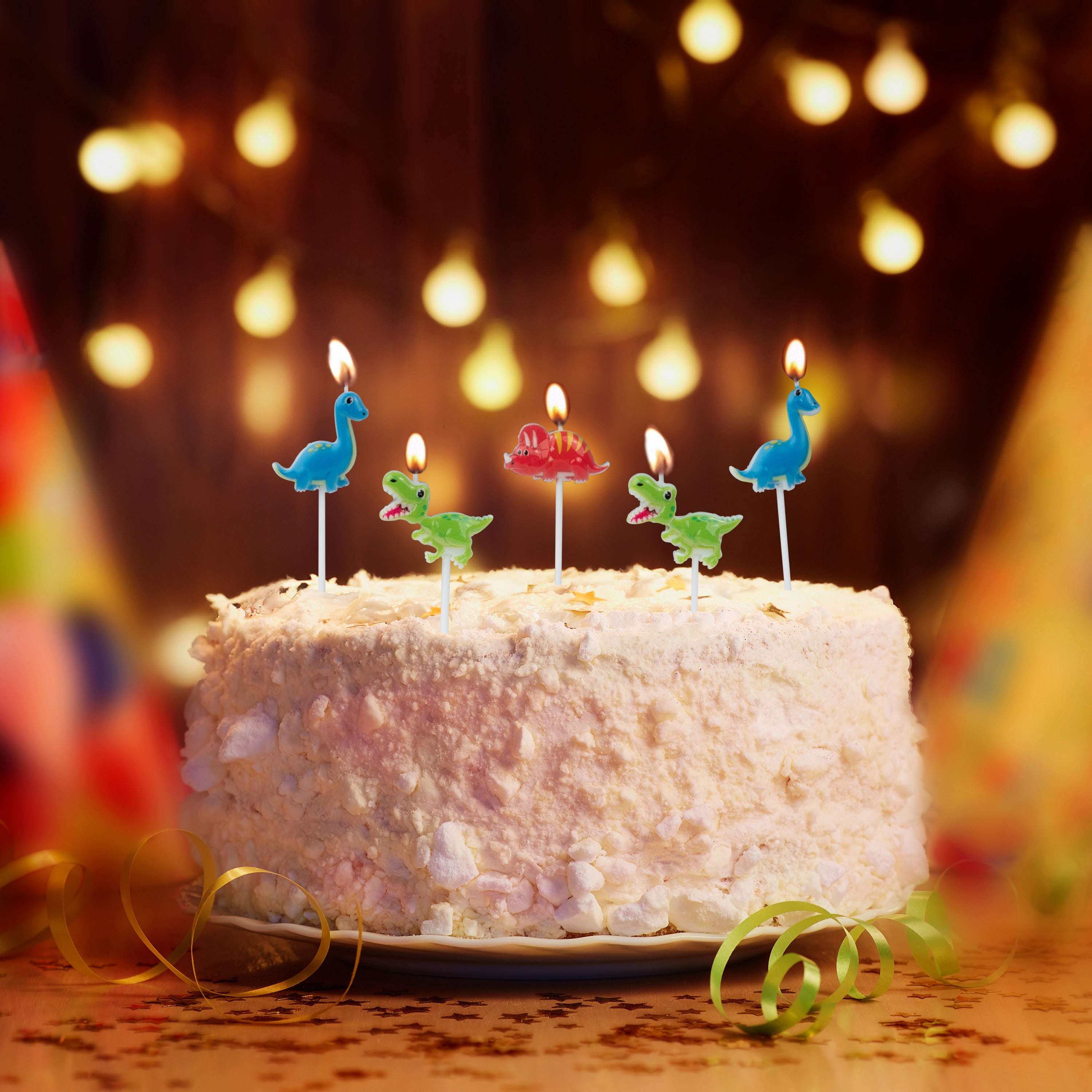 decocino-kerzen-set-dinos-5-tlg-kuchendeko-by-amira image 3