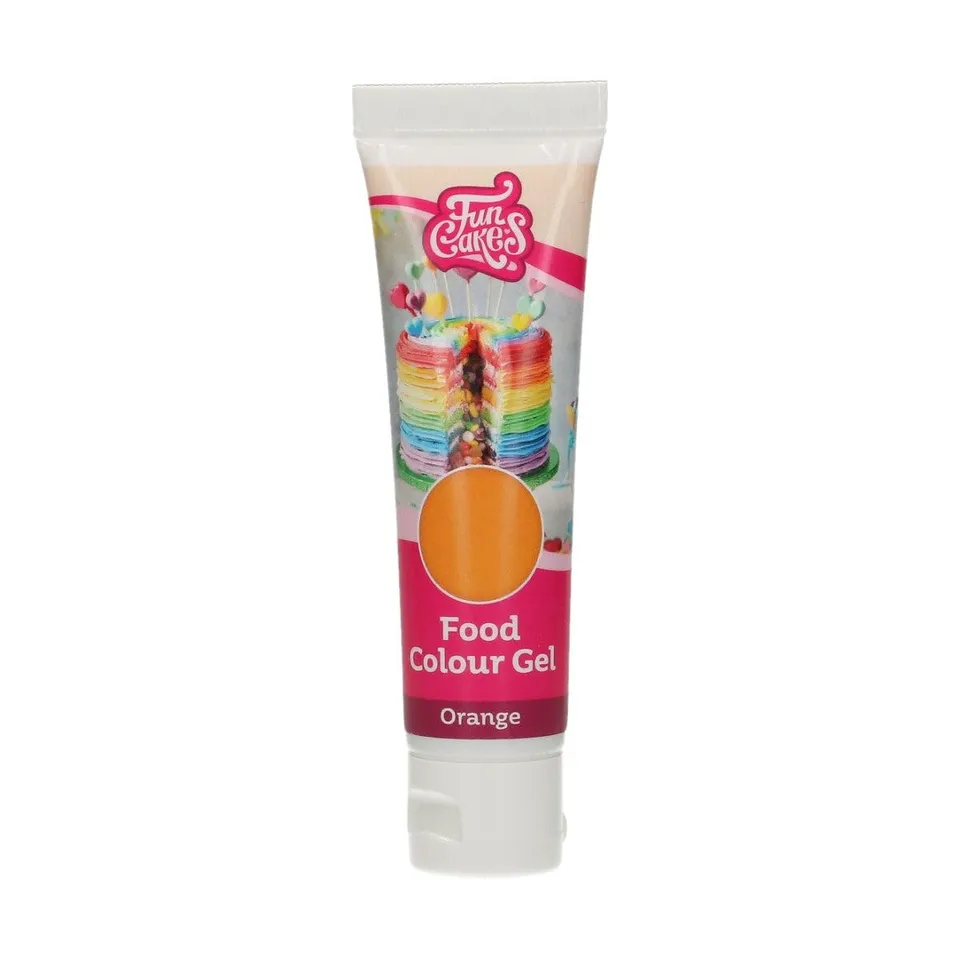 funcakes-food-colour-gel-orange-30-g image 1
