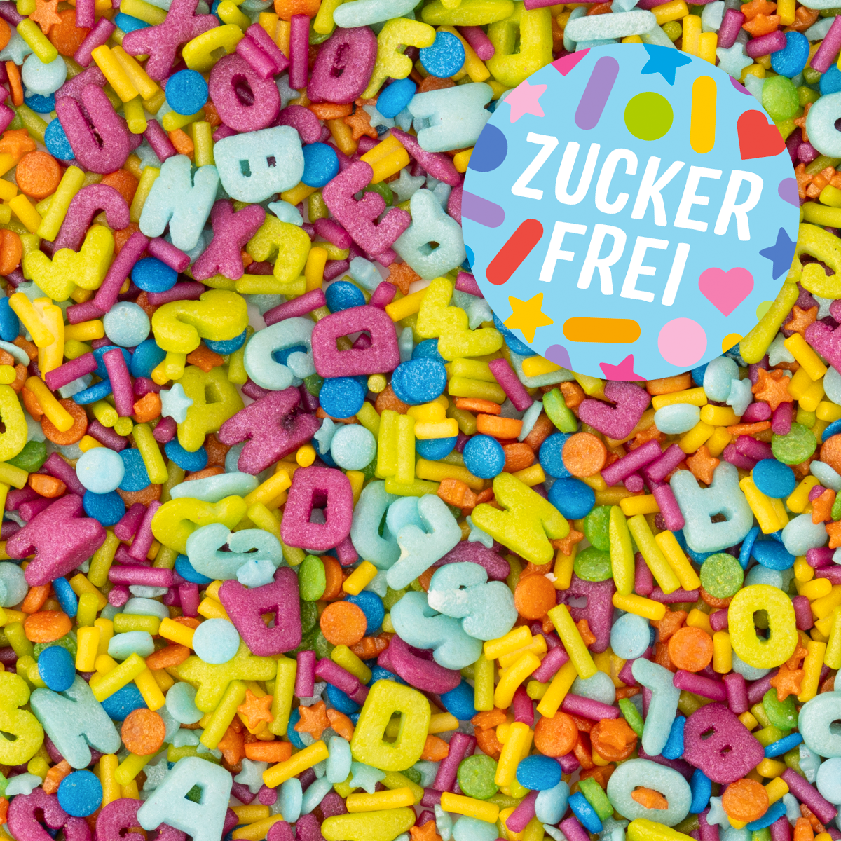 super-streusel-abindieschule-zuckerfreier-veganer-buchstaben-streuselmix-zur-ein image 2