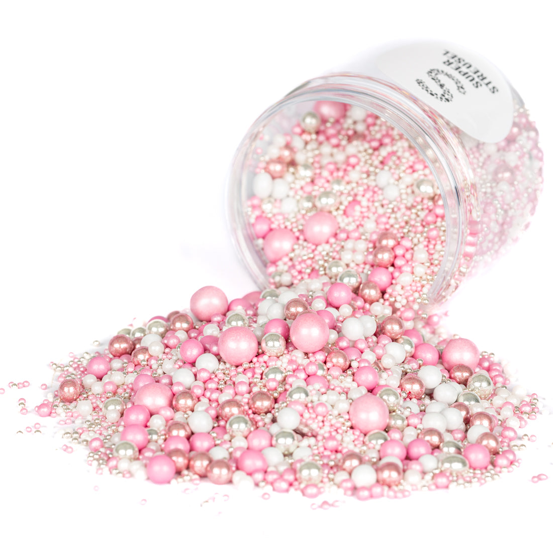 super-streusel-kuschelmuschel-streuselmix-wei-ros-silber image 3